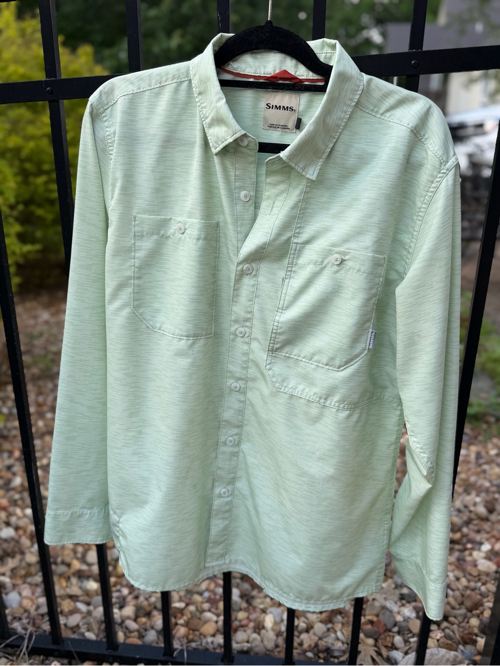 Simms Light Mint Button-Down Shirt